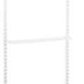 Metallhylla Vändbar Vit 60 x 10 cm Elfa